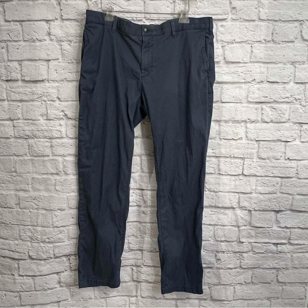 Faherty mens 38 waist blue pants organic cotton tencel lightweight